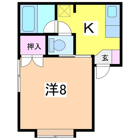 サンメゾン堀割の物件間取画像